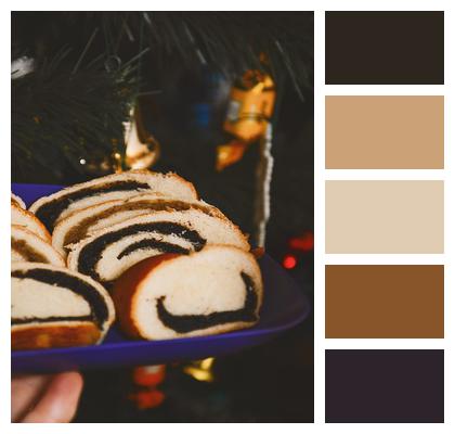 Poppy Seed Roll Christmas Bread Image
